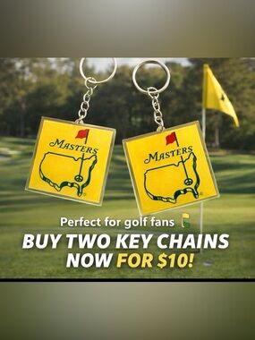 Two Masters Yellow and Red Keychains